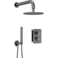 Deante Conjunto de ducha Titan diseño minimalista 250 mm