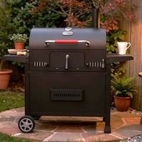 BARBECUE A CARBONELLA FP025 IN METALLO NERO
