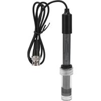 Sonde d'électrode PH Connecteur BNC Électrode plate PH adaptée à l'eau potable, aux piscines, aux aquariums, à l'aquaculture, à l'irrigation et aux laboratoires 0,75 m