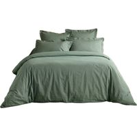 Housse de couette 220 x 240 cm Line sauge