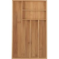 Cutlery box bamboo 6 compartments