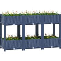 Lit surélevé-Jardinière surélevée-Bac de jardin surélevé 120x40x71 cm Polypropylène 447941