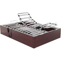 Canapé pliant articulé avec moteur Ankara hauteur 34 cm 105 x 182 cm - Wengue