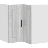 Armoire d'angle murale de cuisine Meuble de cuisine Porto sonoma gris