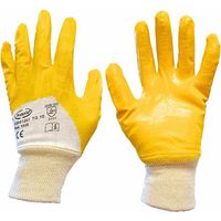 Guanti Nitrile Gialli Polsino 10 Protexio 01267