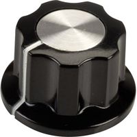SCI RN-99F(6.4mm) RN-99F(6.4mm) Drehknopf Schwarz, Weiß (Ø x H) 19.5 mm x 11.5 mm 1 St.