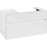 Villeroy & Boch Collaro Meuble sous-lavabo, 2 tiroirs, lavabo à