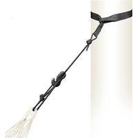 la-siesta TreeMount Black fissaggio robusto per amaca nera
