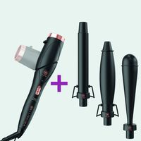 Imetec 11888 Haarstyling-Gerät Automatischer Lockenstab Warm Schwarz