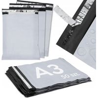 Enveloppes métalliques pour envoi par coursier 310 x 420 mm, lot de 50, Zenwire A3