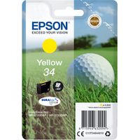 Epson Golf ball Singlepack Yellow 34 DURABrite Ultra Ink