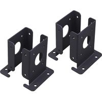 Ancrage De Poteau - Pour Pergola Et Boîte Aux Lettres - En Acier Galvanisé - 4 Pièces