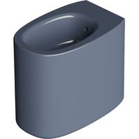 IDILLA Bidet monobloc. Bleu brillant. Bonde. Kit fix