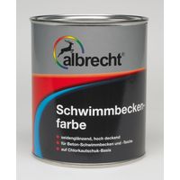 Albrecht Schwimmbeckenfarbe 2,5 l capriblau seidenglänzend Schwimmbadfarbe
