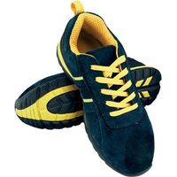 Arbeitsschuhe SB SRA Halbschuhe Wildleder blau/gelb 39