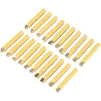 20 Stück 1/4" Hartmetall-Drehmeißel zum Schweißen, Fräsen und Drehen