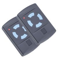 Télécommande de portail garage 2 unités, modèle Sdre HSM4 868 MHz, 4 boutons bleus, compatible Hormann, HS4, HSM2, HSP4, HS1, Tubauto