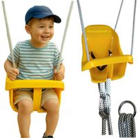 Balançoire-fauteuil baquet - JAUNE