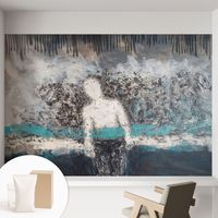 Fototapete Tapete Vliestapete mit Kleber - trendige Wanddeko - Schlafzimmer - Wohnzimmer Geheimnisvolle Welt 152x104 cm