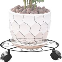 Blumentopfständer mit drehbaren Rollen Pflanzenständer mit
