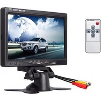 Monitor Lcd 7" Pollici Per Telecamera Retromarcia Auto Camper Av1 Av2