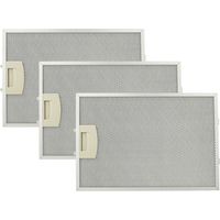 Vhbw – Filtre à graisse métallique 3x pour hotte de cuisine – Dimensions 32x22x0,8 cm – Compatible Siemens LC75652/01, LC75651/04, LC75651/03