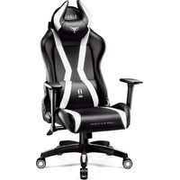 Diablo X-Horn 2.0 Gaming Stuhl Computerstuhl ergonomischer Bürostuhl Gamer Chair Schreibtischstuhl Schwarz-Weiß: King Size