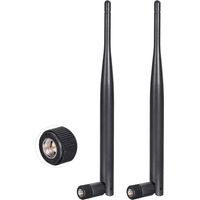 4G LTE Antenna Aerial SMA Male Antenna 6dBi (2-Pack) Compatible with 4G LTE Wireless CPE Router Hotspot Gateway Industrial IoT Router Trail Camera Outdoor Security Camera