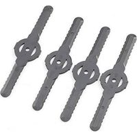 20 Pieces Lawn Mower Blades Plastic Lawn Mower Blade Cordless Mower Garden Tool Lawn Mower Mower