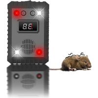Répulsif Anti Martre, Repulsif Ultrason Anti Rongeur pour Voiture Haute fréquence, Anti Souris et Rats pour Moteur de Voiture, Repulsif Pigeon avec Stroboscopique, Protéger Voiture et Votre M