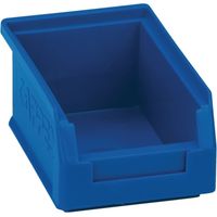 Scatola di stoccaggio trasparente L160xP105xH75mm PE blu