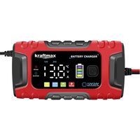 kraftmax Chargeur 12 V, 24 V Courant de charge (max.) 10 A