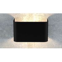 Applique murale Emibig KOMA K1 noire acier 1xG9 IP20