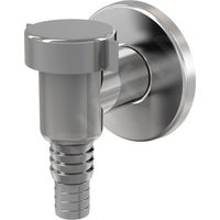 Siphon pour lave-linge APS1 - Chromé DN32 - Design coudé - Siphon anti-odeurs - Nettoyage facile
