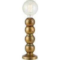 Markslojd Gong 108780 Lampada da tavolo dorata trasparente 33 cm