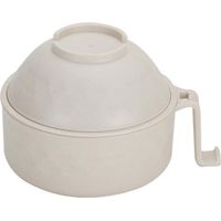 Ensemble de 6 Bols à Ramen en Fibre de Bambou pour Micro-Ondes - JINFGERNE - Pratiques et Écologiques, Idéaux pour Nouilles Instantanées avec Baguettes Incluses