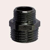 Cornat Reduziernippel messing verchromt 1/2 x 3/8 Außengewinde Nippel