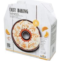 Moule a fond amovible - BIRKMANN - EASY BAKING - Acier Carbone - Anti adhésif - 2 Fonds - 26 x 26 x 9 cm