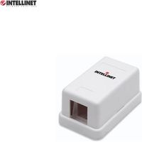 Intellinet SMD-Keystone-Sockelgehäuse, 1 Port, Weiß