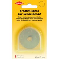 KLEIBER 92060 LAME DI RICAMBIO PER ROTELLA (TAGLIERINA), ACCIAIO, ARGENTO, 4,5 X 4,5 X 0,1 CM