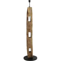 Stehlampe - natürlich - Karlovo - holz - einzelne leuchte - E27 -