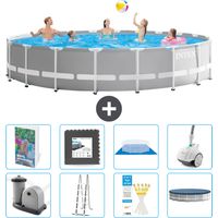 Intex Piscina Prism Frame Redonda - 610x132 cm - 9-piezas S610