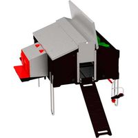 Poulailler mobile 1x1,2 m sans kit de déplacement Poulailler extérieur pour poules pondeuses élevées en plein air