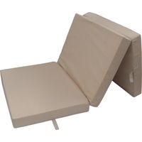 Herlag Klappmatratze Senior beige, 195x85 cm, Campingmatratze, Faltmatratze