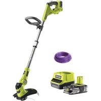 Confezione RYOBI tagliabordi ibrido 18V OnePlus - 1 batteria 2,5Ah LithiumPlus - 1 caricatore rapido - bobina filo tondo