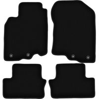 Tapis de sol en velours noir BASIC pour Honda Insight II à hayon (2009-2014)