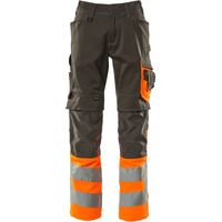 Mascot Leeds Arbeitshose Gr. 76C52 dunkelanthrazit/hi-vis orange