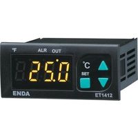 Enda ET2412-230-08 termostato negro regulador de temperatura