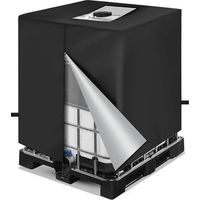 1000L 210D Oxford Tuch Wasser Tank Abdeckung Sonnenschutz Staubdicht IBC Wasser Tank Abdeckung