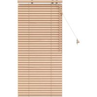 vidaXL Venetian Blind Oak Look 55 x 130 cm 35 mm Solid Paulownia Wood